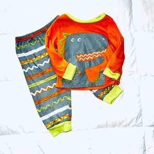 Distressed Dino graphic pajamas